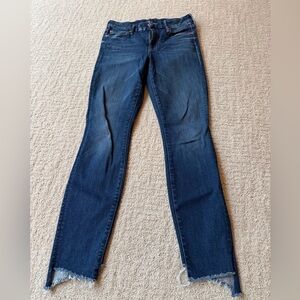 MOTHER The Looker Two Ankle Fray